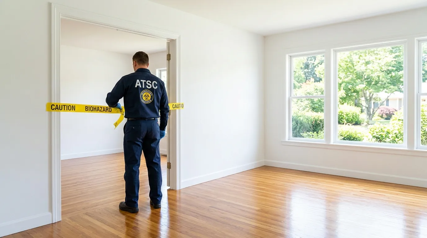 Certified biohazard cleanup crew performing Crime Scene Cleanup in Castle Shannon